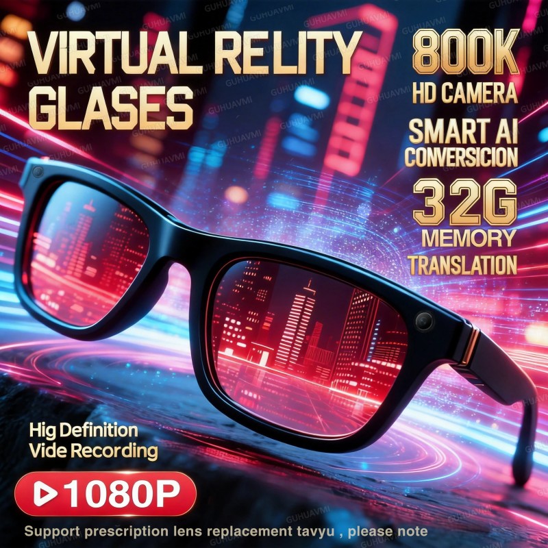 Audiovision Music Player - 레노버 8K AI 스마트 안경 100MP