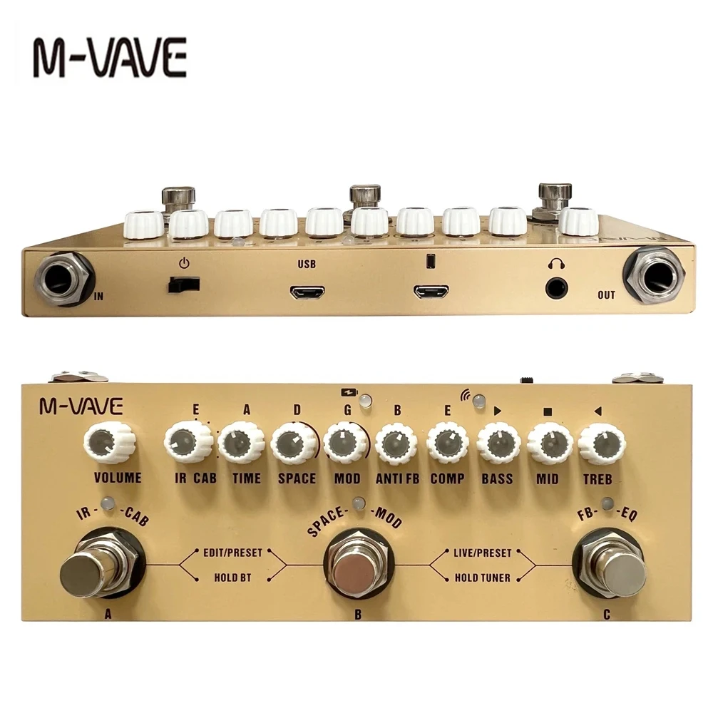 Audio Music Interface - M-vave Cube BABY 전기 어쿠스틱 기타