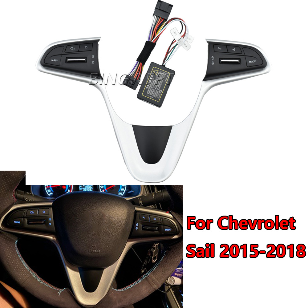 Audio Music Hub - Chevrolet Sail 2015-2018 용 스티어링 휠