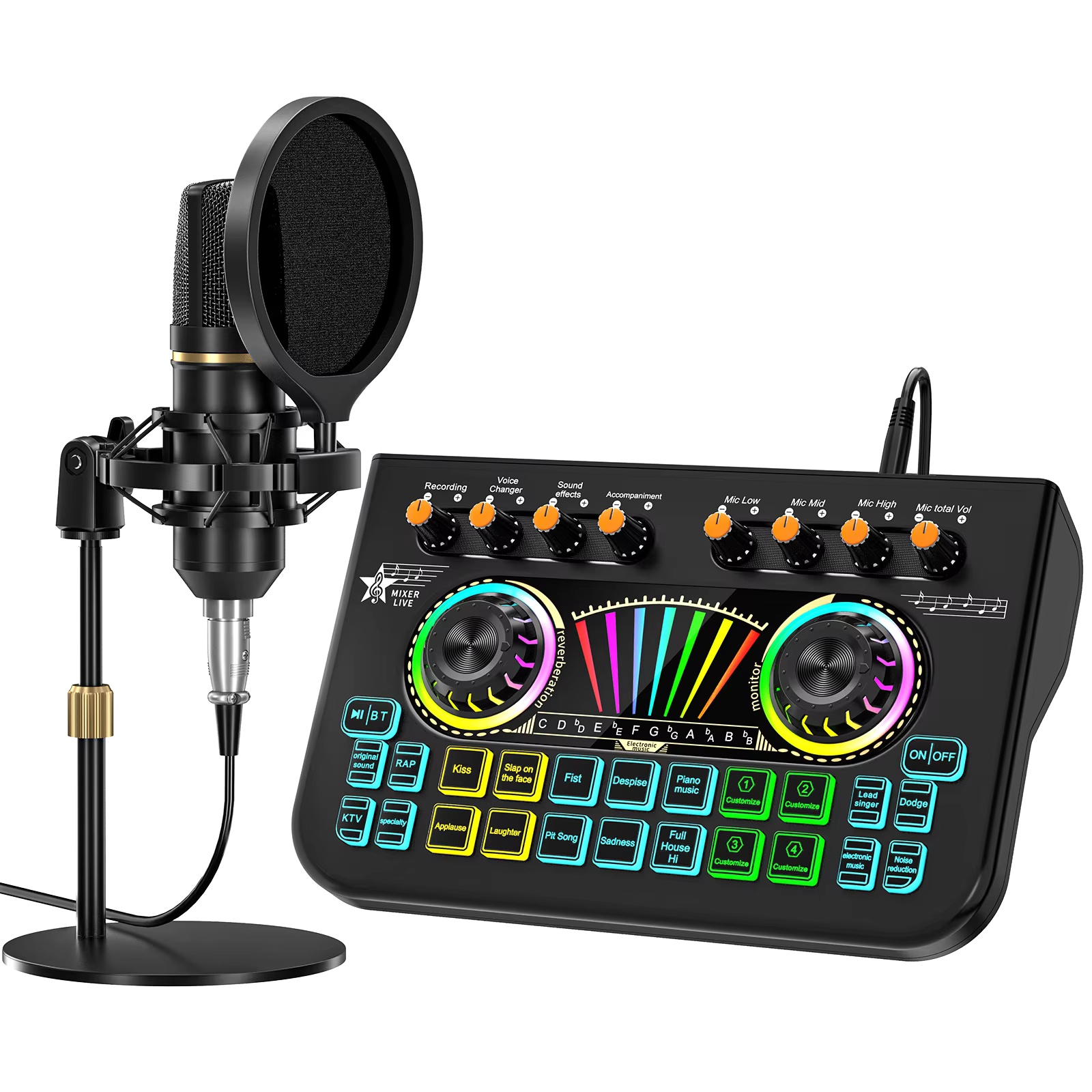 Audio Music In Youtube - 텐램프 X3 BM800 팟캐스트 마이크 번들