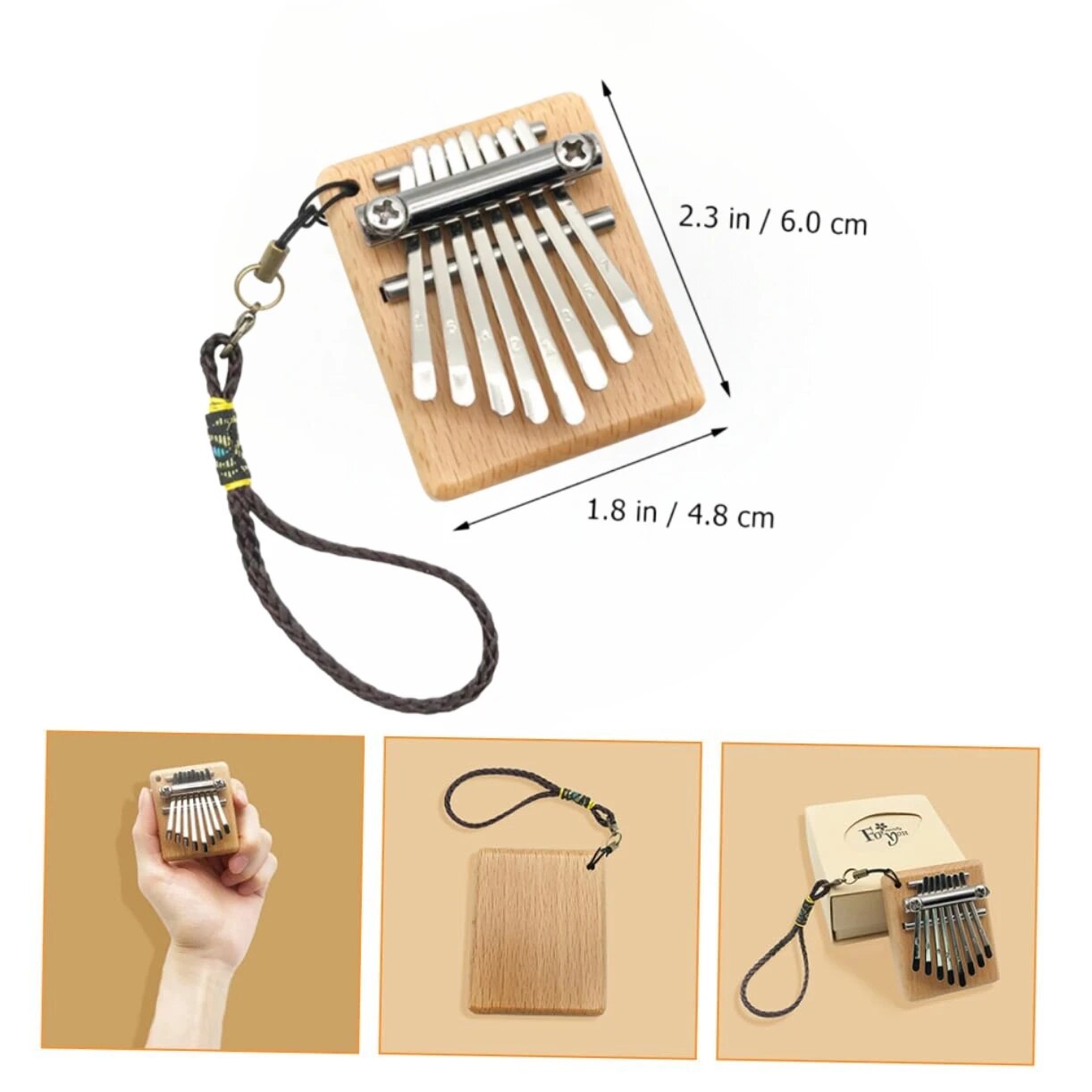 Miwayer 미니 칼림바 8 키 엄지 피아노, 8 톤 - Kalimba Thumb Piano 리뷰 및 가격