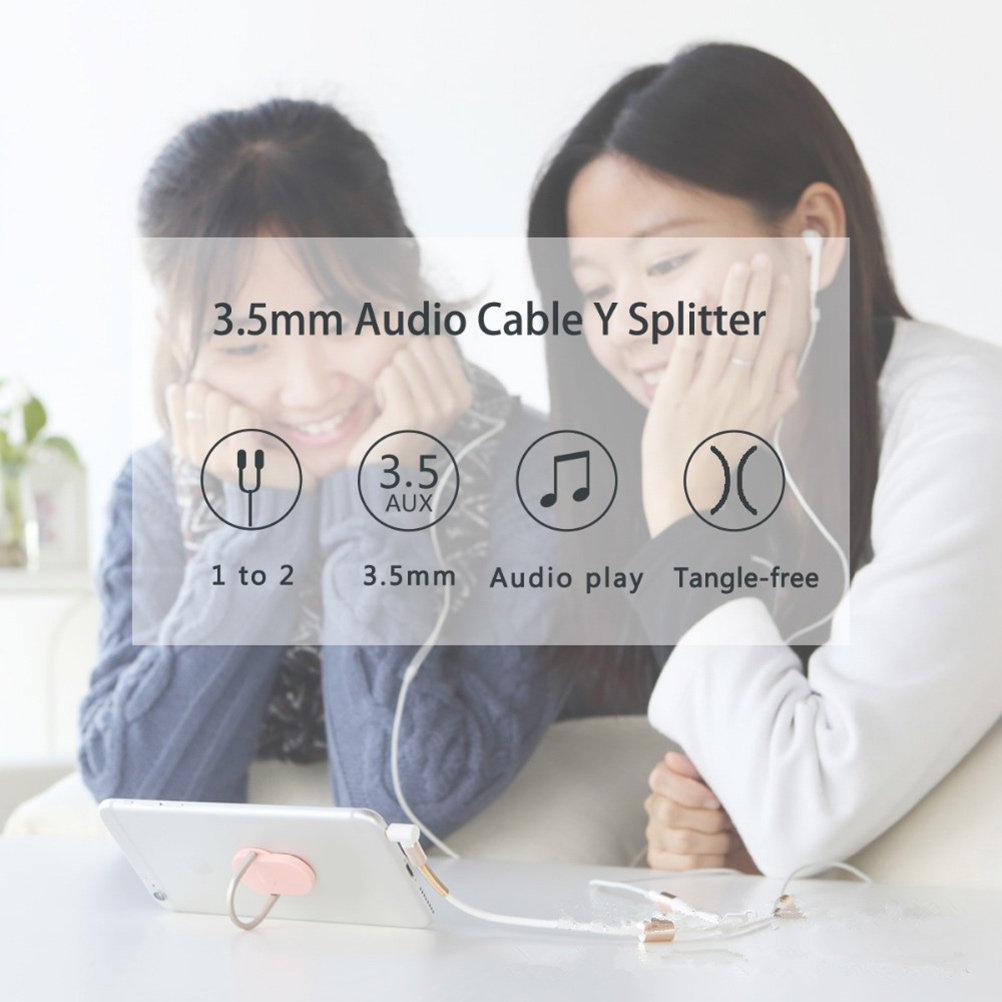 듀얼 3.5mm Aux 오디오 라인 스플리터 니트 케이 - Audio Music Online Mp3 리뷰 및 가격