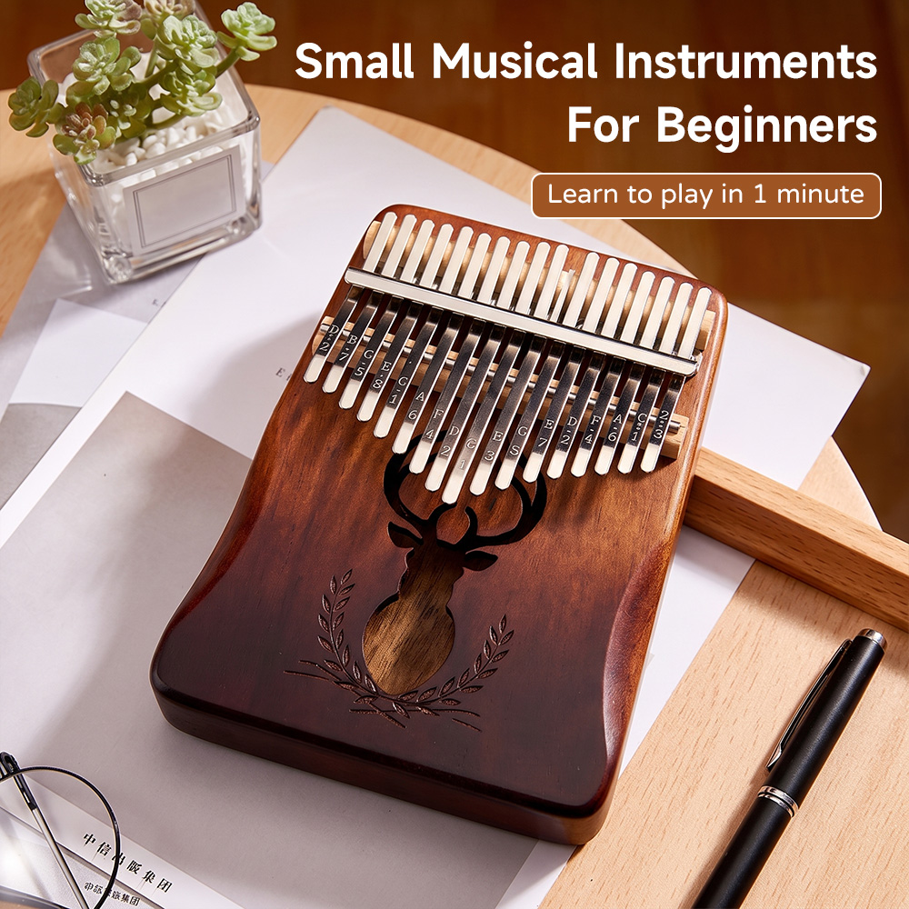 21키 마호가니 칼림바 17키 엄지 피아노 초보자용 휴 - Kalimba Thumb Piano 리뷰 및 가격