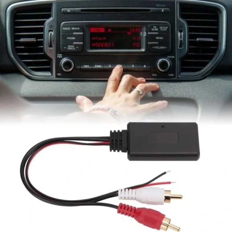 차량용 무선 2 RCA 블루투스 리시버 모듈 AUX 어 - Audio Music Interface 리뷰 및 가격