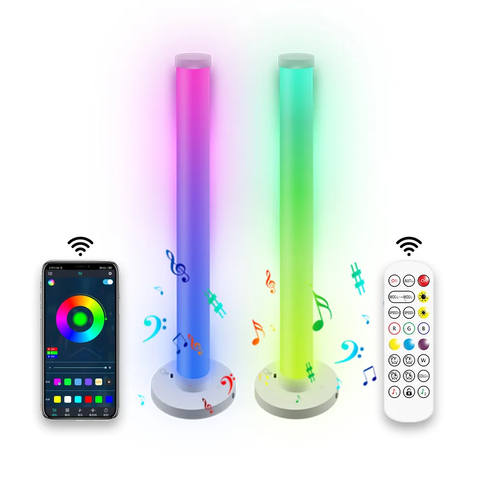 스마트 분위기 조명 스탠드 침실 사운드바 게임용 RGB - Audio Music Recognition 리뷰 및 가격