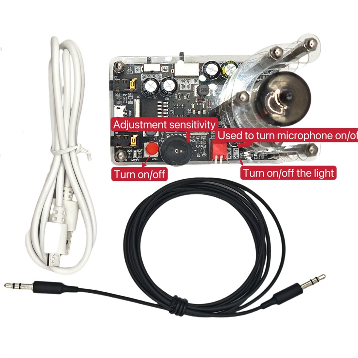 DTC5 새로운 USB 5V 음악 스펙트럼 조명, 6E - Audio Music In Youtube 리뷰 및 가격