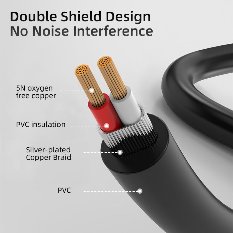 6.35mm TRS 기타 케이블 스테레오 오디오 케이블 - Audio Music Interface 리뷰 및 가격