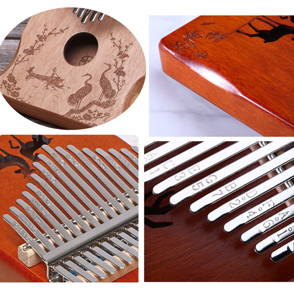 새로운 전문가용 튜닝된 엄지 피아노 휴대용 17키 칼림 - Kalimba Thumb Piano 리뷰 및 가격