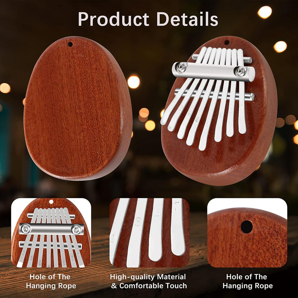 휴대용 원목 8키 미니 칼림바 정교한 손가락 엄지 피아 - Kalimba Thumb Piano 리뷰 및 가격